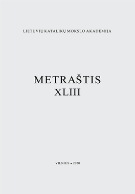 Metraštis XLIII