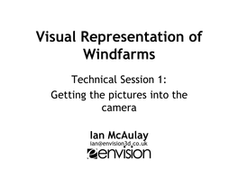 Visual Representation of Windfarms