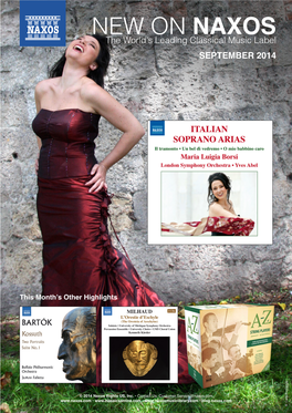 New on Naxos | September 2014