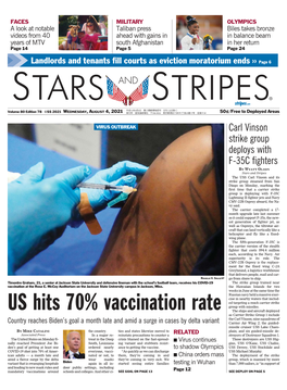US Hits 70% Vaccination Rate Group with Missiles