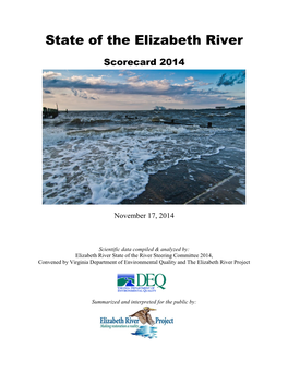 State of the Elizabeth River 2014