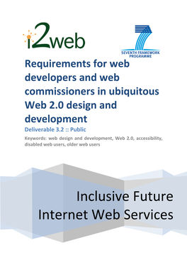Requirements for Web Developers and Web Commissioners in Ubiquitous
