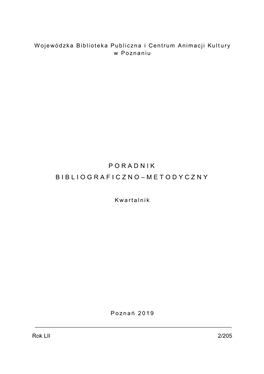 Poradnik Bibliograficzno – Metodyczny