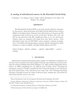 A Catalog of Mid-Infrared Sources in the Extended Groth Strip