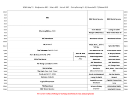 Radio WSKG-WSQX Grid MAY 2021