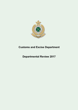 Customs and Excise Department Departmental Review 2017