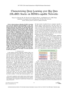 Characterizing Deep Learning Over Big Data (Dlobd) Stacks on RDMA-Capable Networks