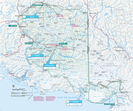 GULF of ALASKA N NUN K JO a Permission Before Entering Roads And/Or Trails So You H a a NUNATAKR GLACIER K Malaspina H D the One Million Acres of Do Not Trespass