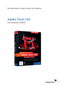 Adobe Flash CS6 Das Umfassende Handbuch Auf Einen Blick