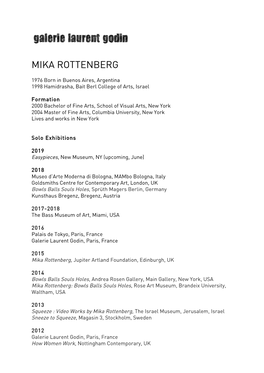 Mika Rottenberg