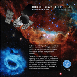 Hubble Space Telescope Observer’S Guide Spring 2021