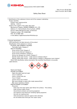 Safety Data Sheet