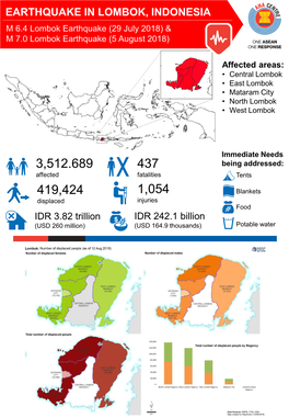 EARTHQUAKE in LOMBOK, INDONESIA M 6.4 Lombok Earthquake (29 July 2018) & M 7.0 Lombok Earthquake (5 August 2018)