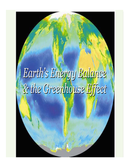 Earth's Energy Balance & the Greenhouse Effect