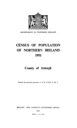 1951 Census Armagh County Report