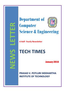 Department of Computer Science & Engineering TECH TIMES