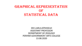 Graphical Representation of Statistical Data