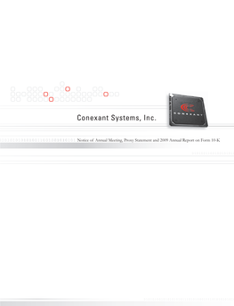 Conexant Systems, Inc