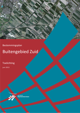 Bestemmingsplan Buitengebied Zuid