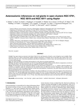 Asteroseismic Inferences on Red Giants in Open Clusters NGC 6791, NGC 6819 and NGC 6811 Using Kepler S