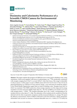 Dosimetry and Calorimetry Performance of a Scientific CMOS