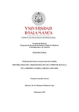 REDUCIDA El Ejército Del Centro En La Provincia De Castellón.Pdf