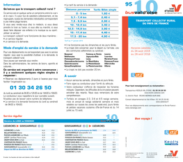 Horaires 9510