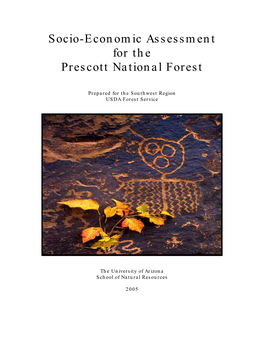 Socioeconomic Assessment for the Prescott National Forest