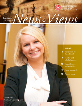 Political Science & News Departmeviewsnt of Politics and Government | Spring 2013