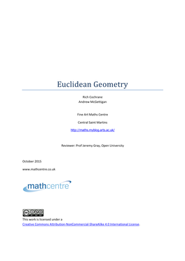 Euclidean Geometry