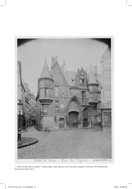 Eugène Atget, 1899. Albumen Print from Glass Negative. Courtesy of the Bibliothèque National De France, Paris