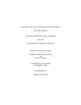 This Begins the 3Rd Session with Allen Bildner on October 27Th, 2008