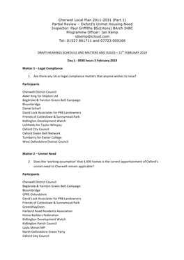 Cherwell Local Plan 2011-2031