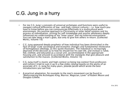 C.G. Jung in a Hurry