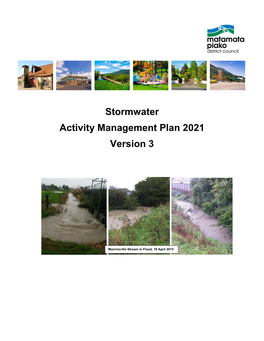 Stormwater Activity Management Plan 2021 Version 3