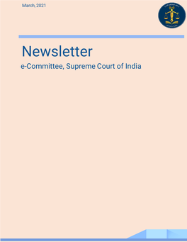 Newsletter E-Committee, Supreme Court of India