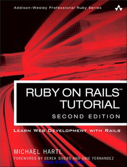 Ruby on Railsâ—¢ Tutorial