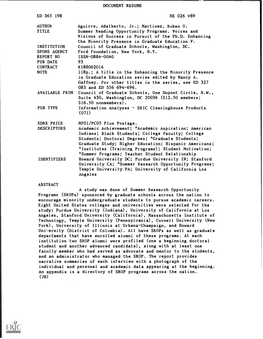 DOCUMENT RESUME Howard University DC