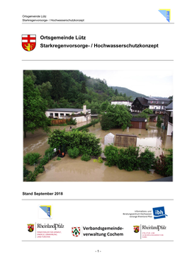 Starkregen-/ Hochwasserschutzkonzept Lütz