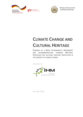 Climate Change and Cultural Heritage