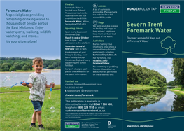 Severn Trent Foremark Water
