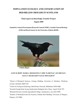 Chough Research Report