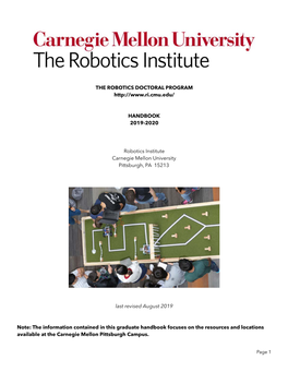 THE ROBOTICS DOCTORAL HANDBOOK 2019-20.Pages