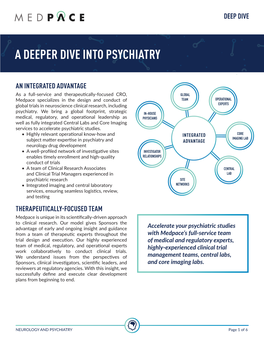 Services and Capabilities Deep Dive: Psychiatry Download