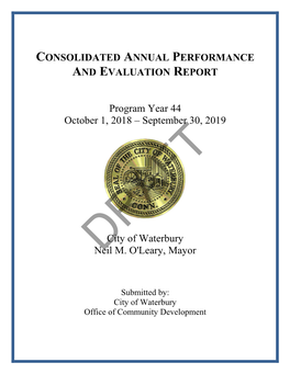 September 30, 2019 City of Waterbury N