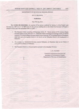 PUNJAB GOVT GAZ. (EXTRA.), JULY 27, 201 L (SRVN 5, 1933 SAKA) 1535