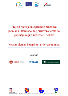 Master Plan Za Integrirani Prijevoz Putnika