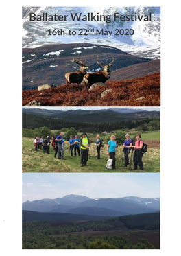 Ballater Walking Festival Brochure 2020