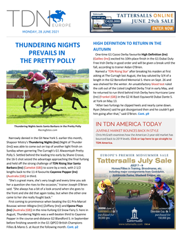 Tdn Europe • Page 2 of 13 • Thetdn.Com Monday • 28 June 2021