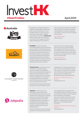 Investhk-Client Profiles, April 2019